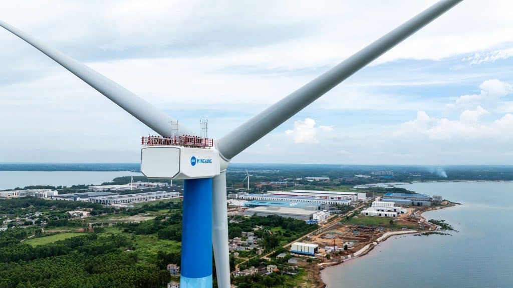 Mingyang's MySE18.X-20MW offshore windmills industries