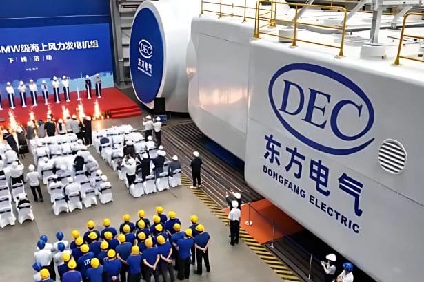 first 26-megawatt offshore wind power turbine DEC